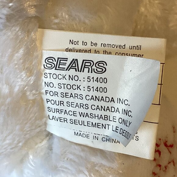 A Bundle of Christmas Soft Plush Bears Shelf Sitters Festive Sears Snowbeary - Picture 9 of 15